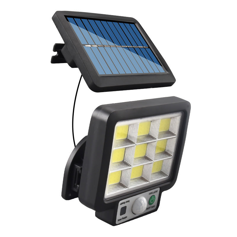 1pcs 108 COB Solar Powered Light Outdoor RIP Motion Sensor Sunlight Wall Emergency Street Security