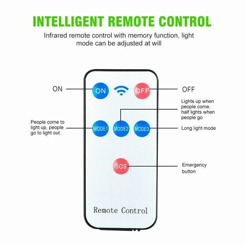 1pcs 108 COB Solar Powered Light Outdoor RIP Motion Sensor Sunlight Wall Emergency Street Security