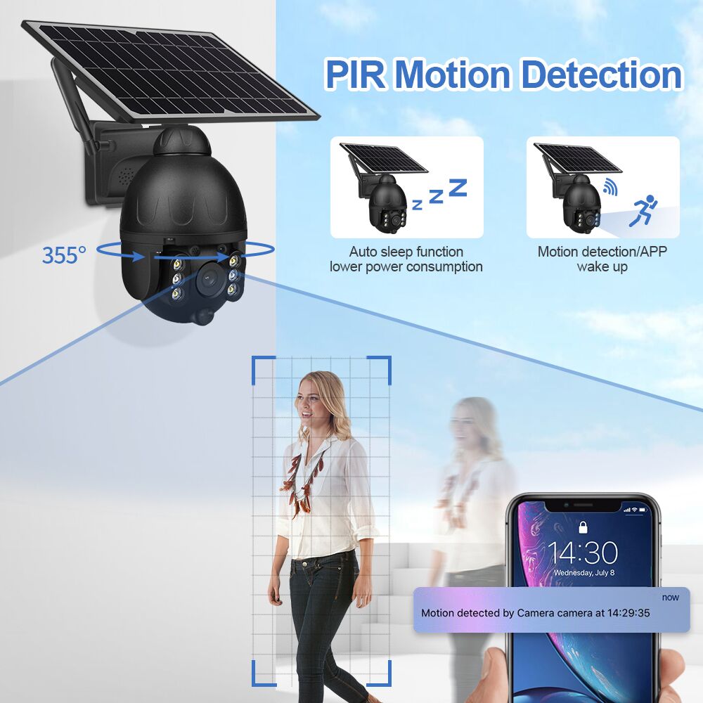 Solar Security Camera (No Electricity Needed | View From Phone Anywhere)